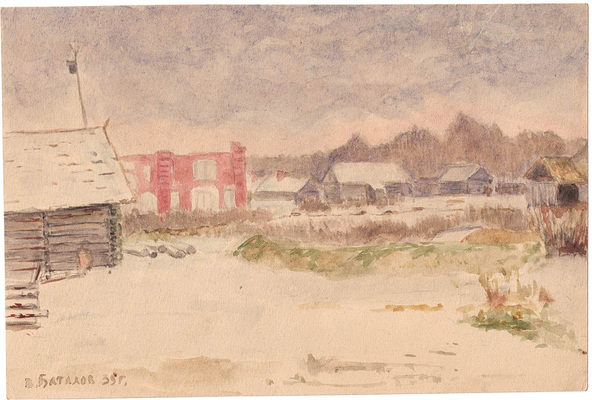 Баталов Василий Алексеевич. Лот из двух пейзажей: 